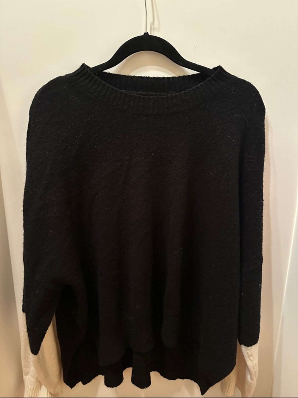 ICONE Women's Cozy oversized color blocking